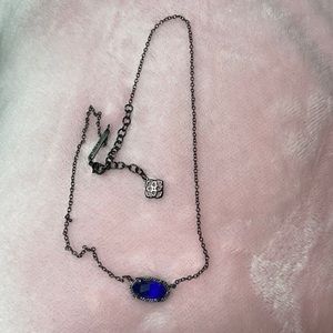Blue Kendra scott necklace